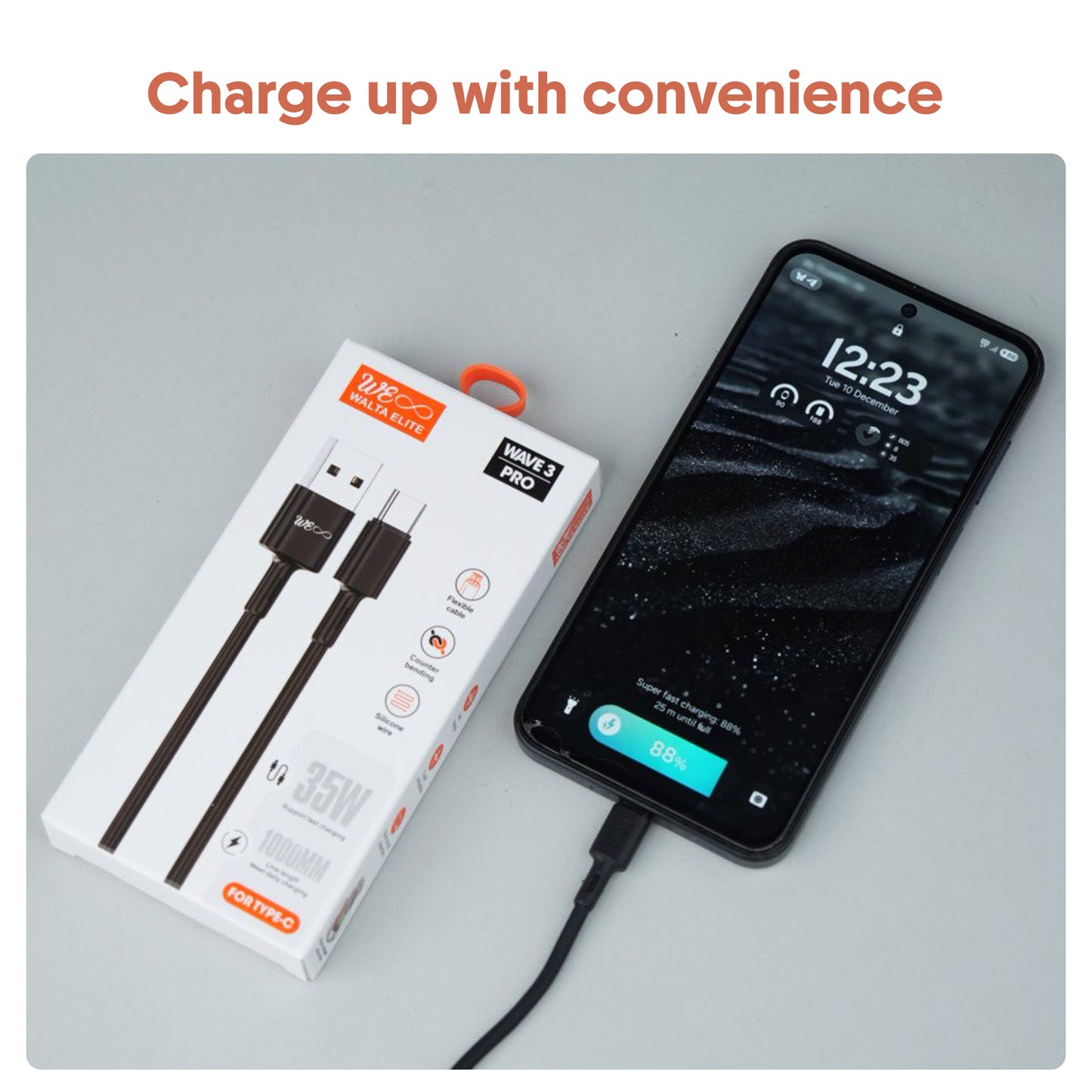Walte Elite Wave 3 Pro USB to Type-C