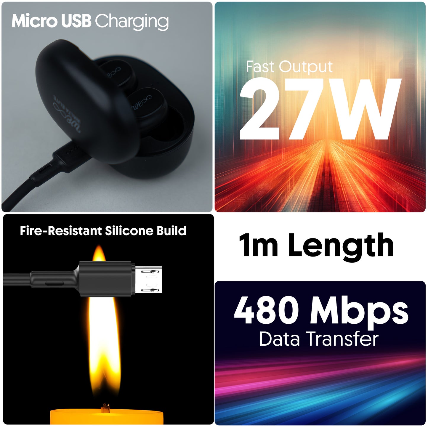 Walte Elite Wave 3 Pro USB to Micro