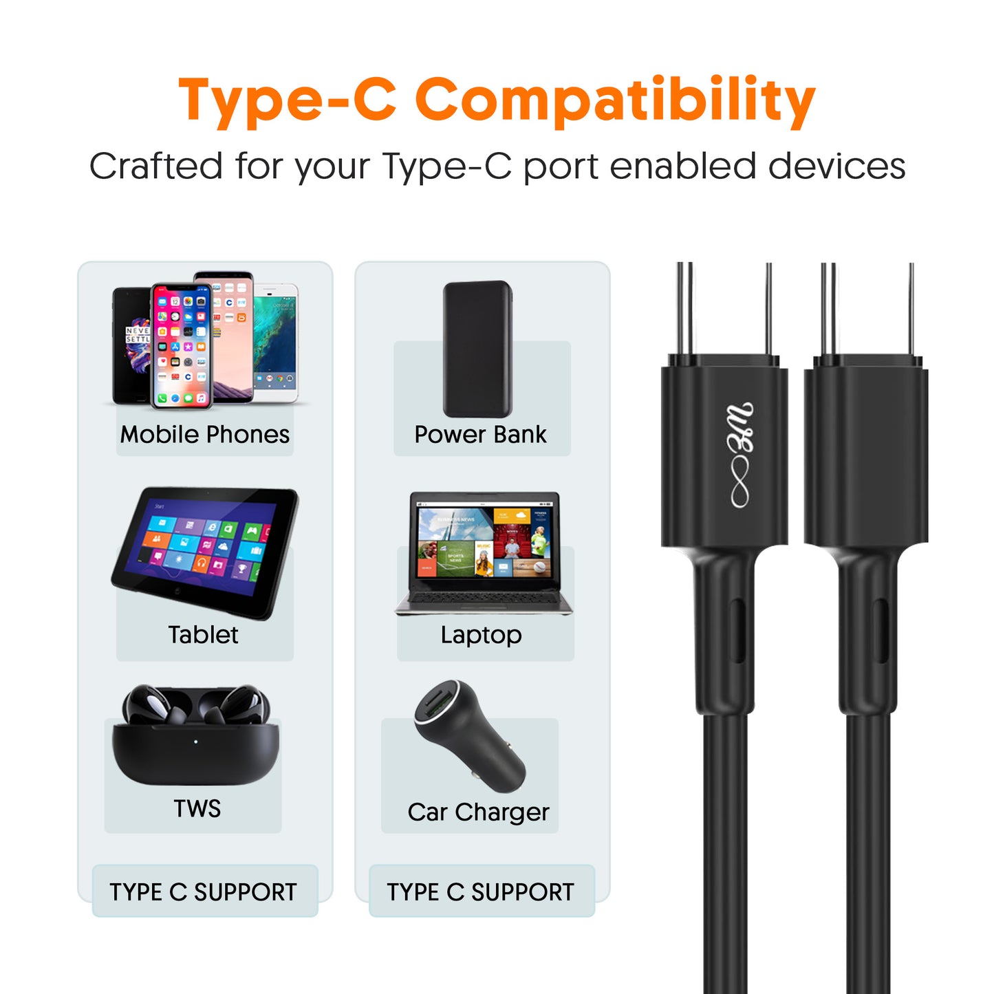 Walta Elite Wave 3 Pro Type-C to Type-C