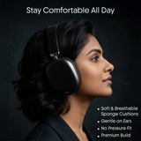 Walta Elite Zen Wireless Over-Ear Headphone with Mic | 50H Playtime | Deep Bass | 5.4BT | Bluetooth & Wired Headset