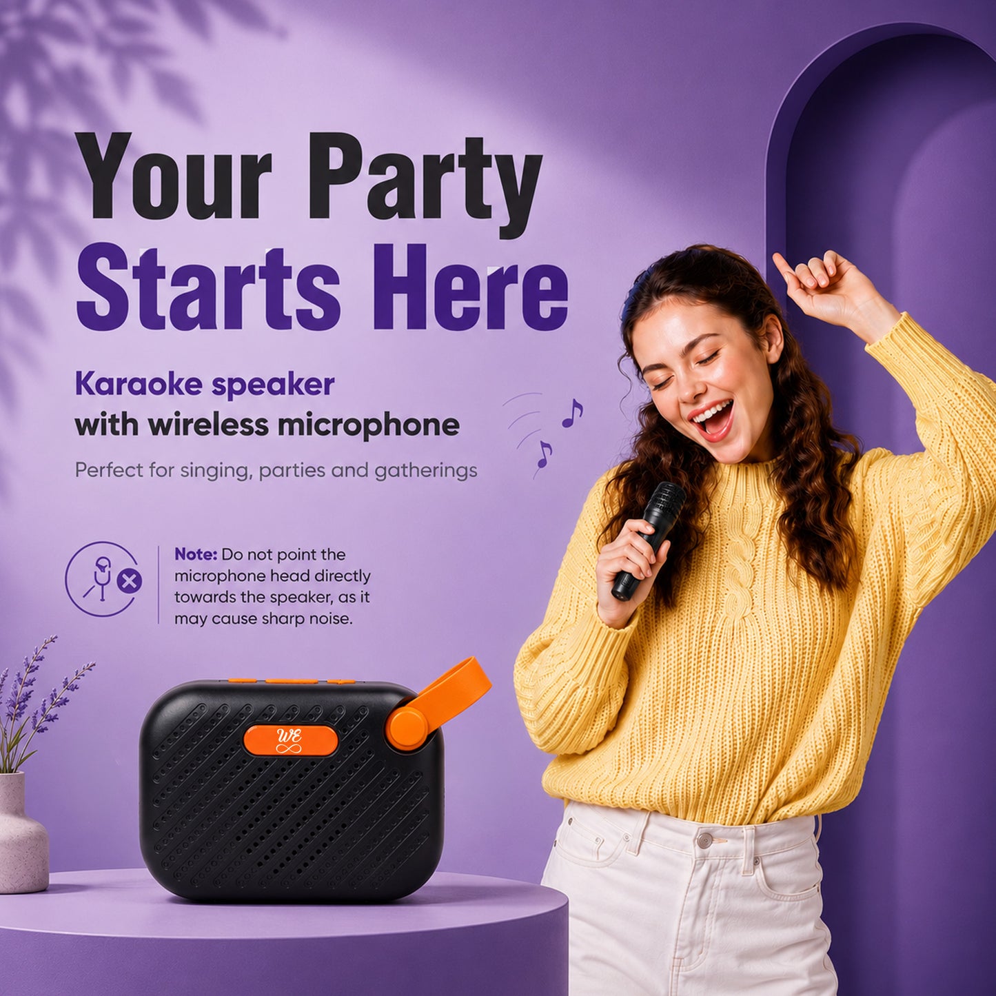 S8 Karaoke Bluetooth Speaker