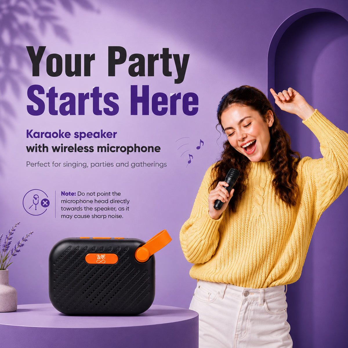 S8 Karaoke Bluetooth Speaker