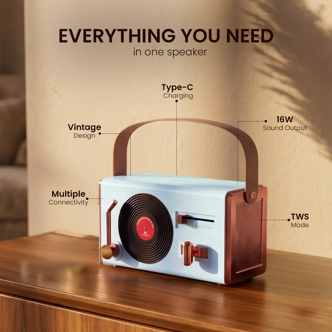 Retro Pro Vintage Speaker