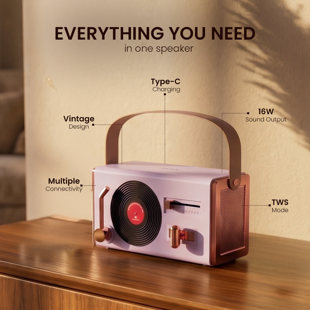 Retro Pro Vintage Speaker