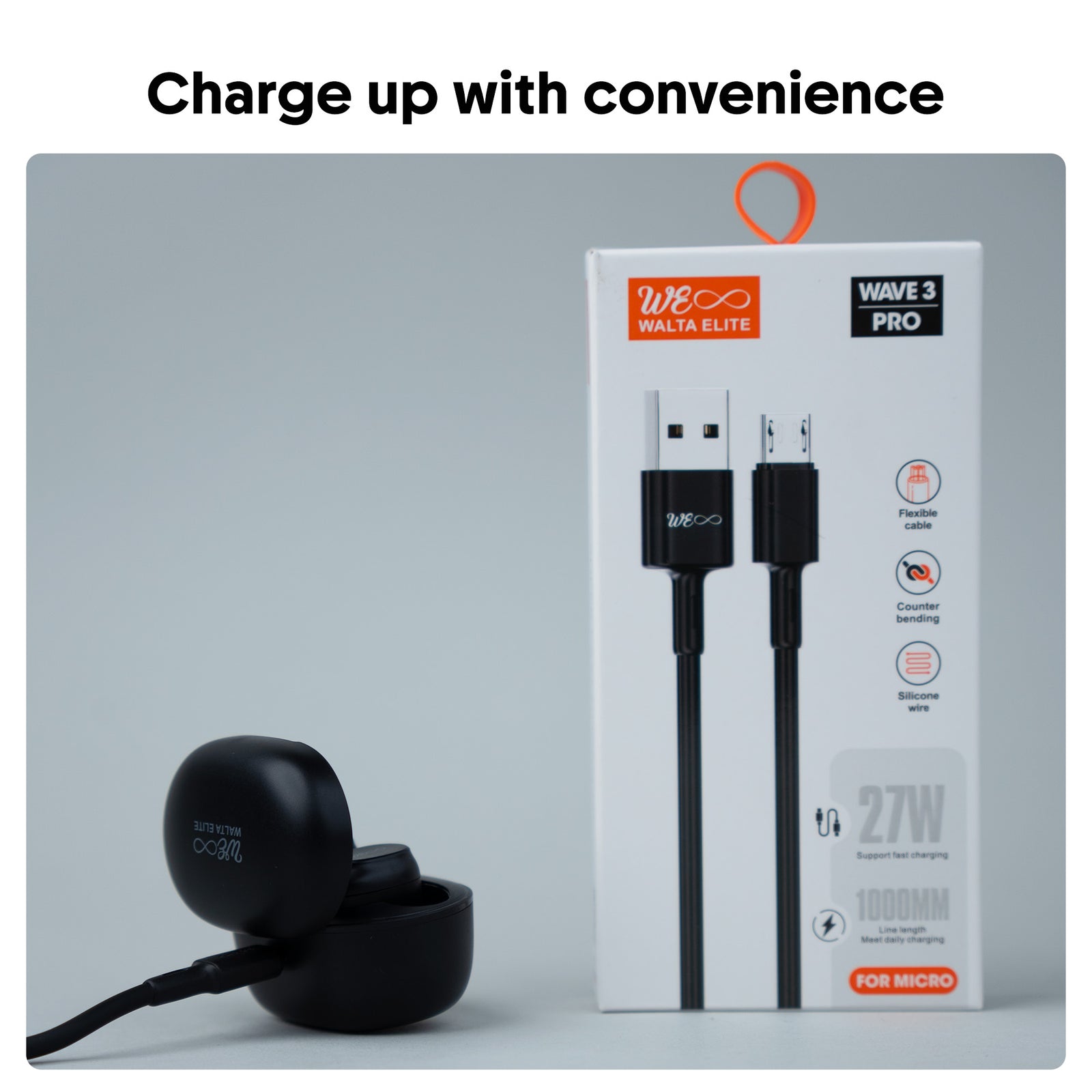 Walte Elite Wave 3 Pro (USB to Micro)