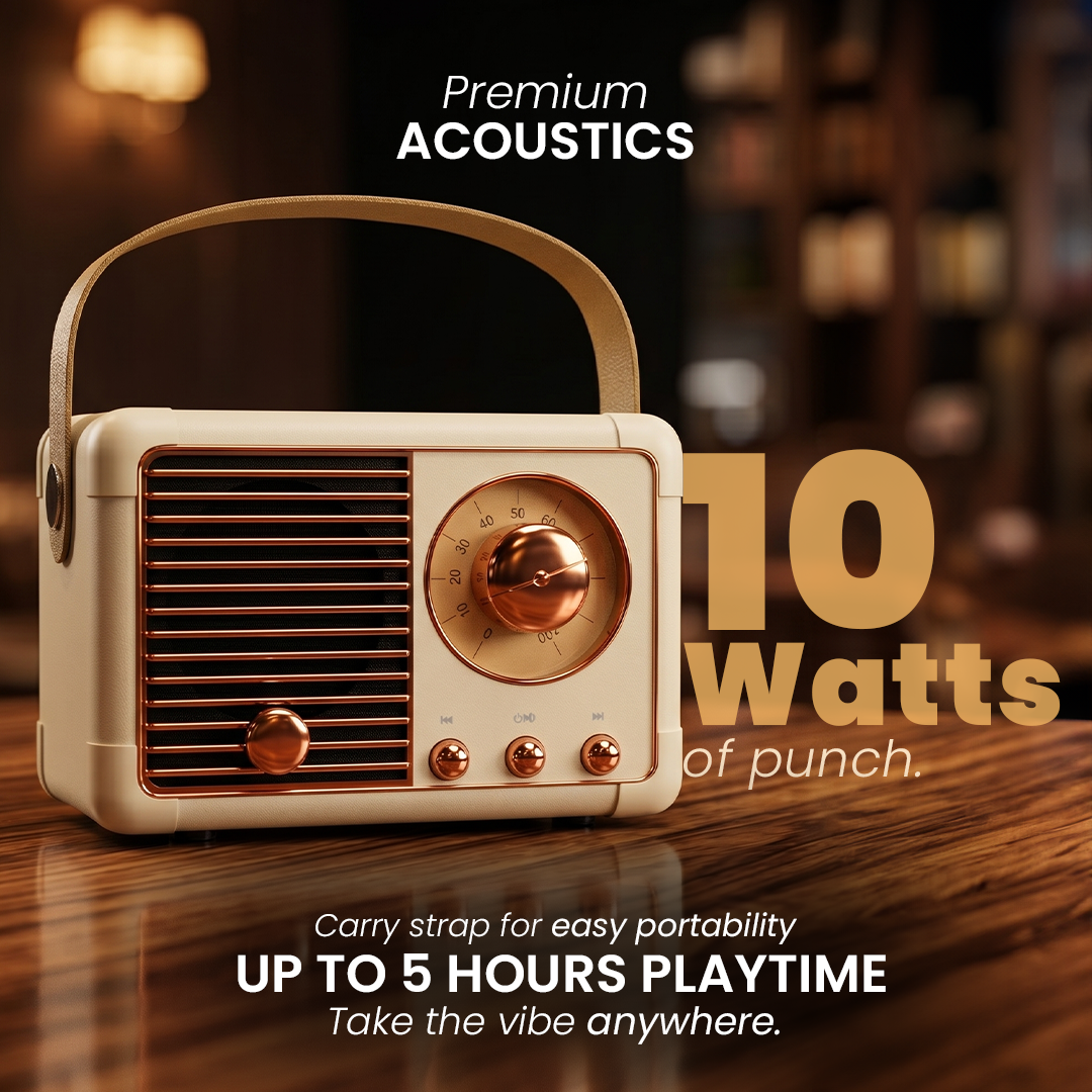 Walta Elite Retro Vintage Speaker
