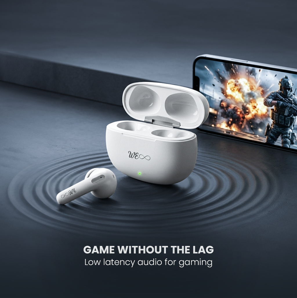 Walta Elite Dome 251 TWS Earbuds | ANC+ENC, BT 5.4, 60H Playtime, Type-C Charging, 6 Mic Bluetooth Headset (White, In the Ear)