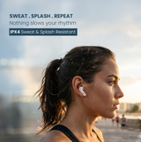 Walta Elite Dome 251 TWS Earbuds | ANC+ENC, BT 5.4, 60H Playtime, Type-C Charging, 6 Mic Bluetooth Headset (White, In the Ear)