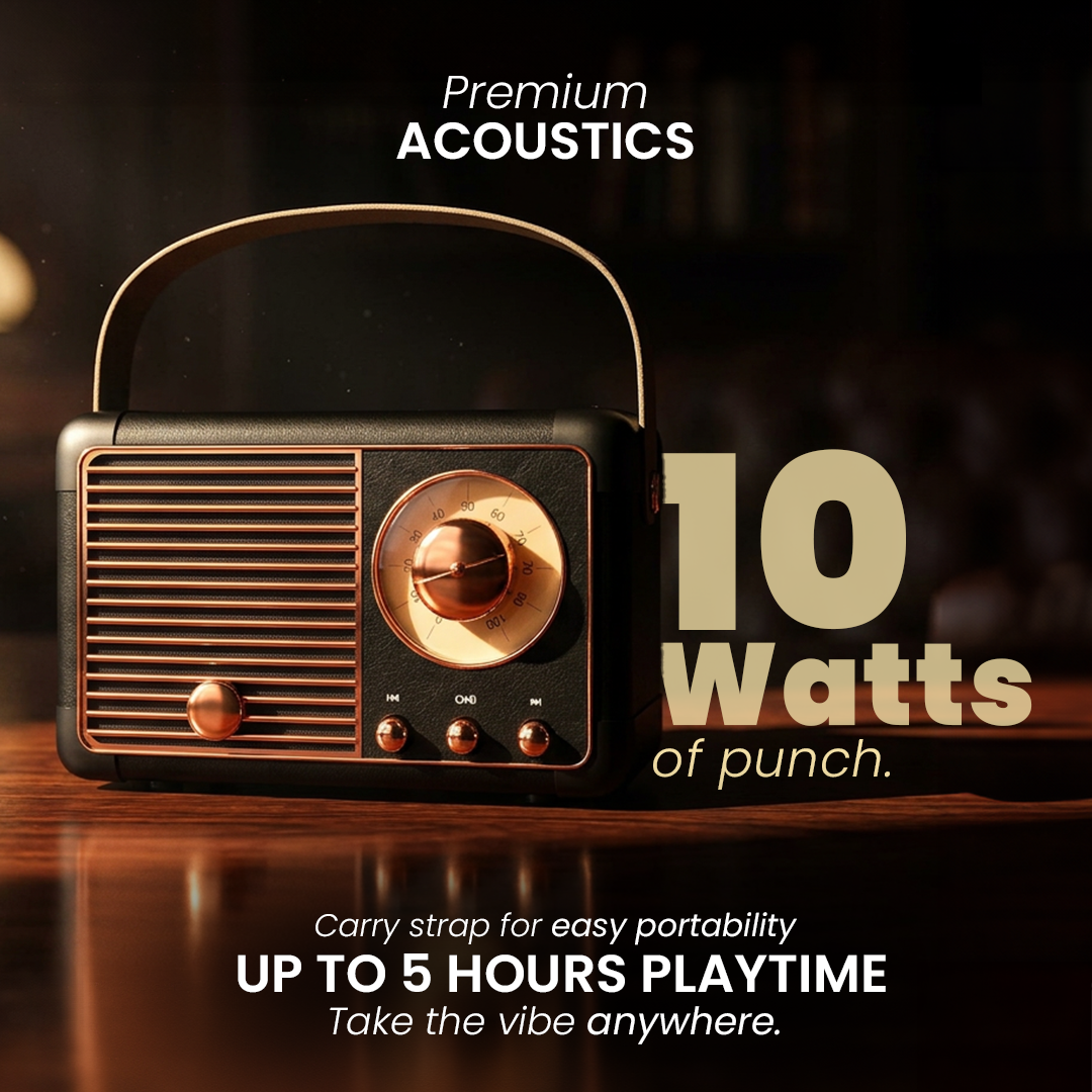 Walta Elite Retro Vintage Speaker