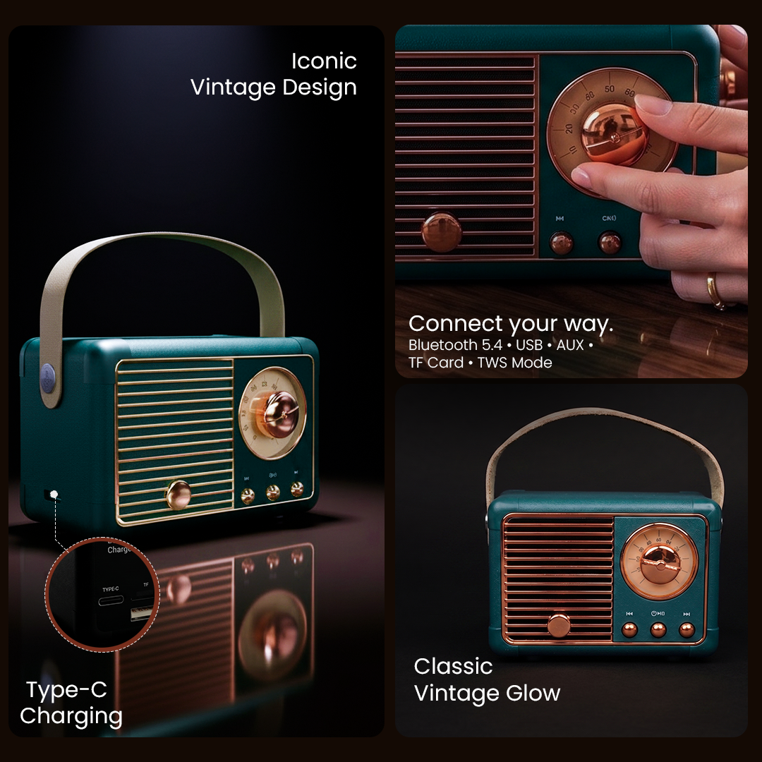Walta Elite Retro Vintage Speaker