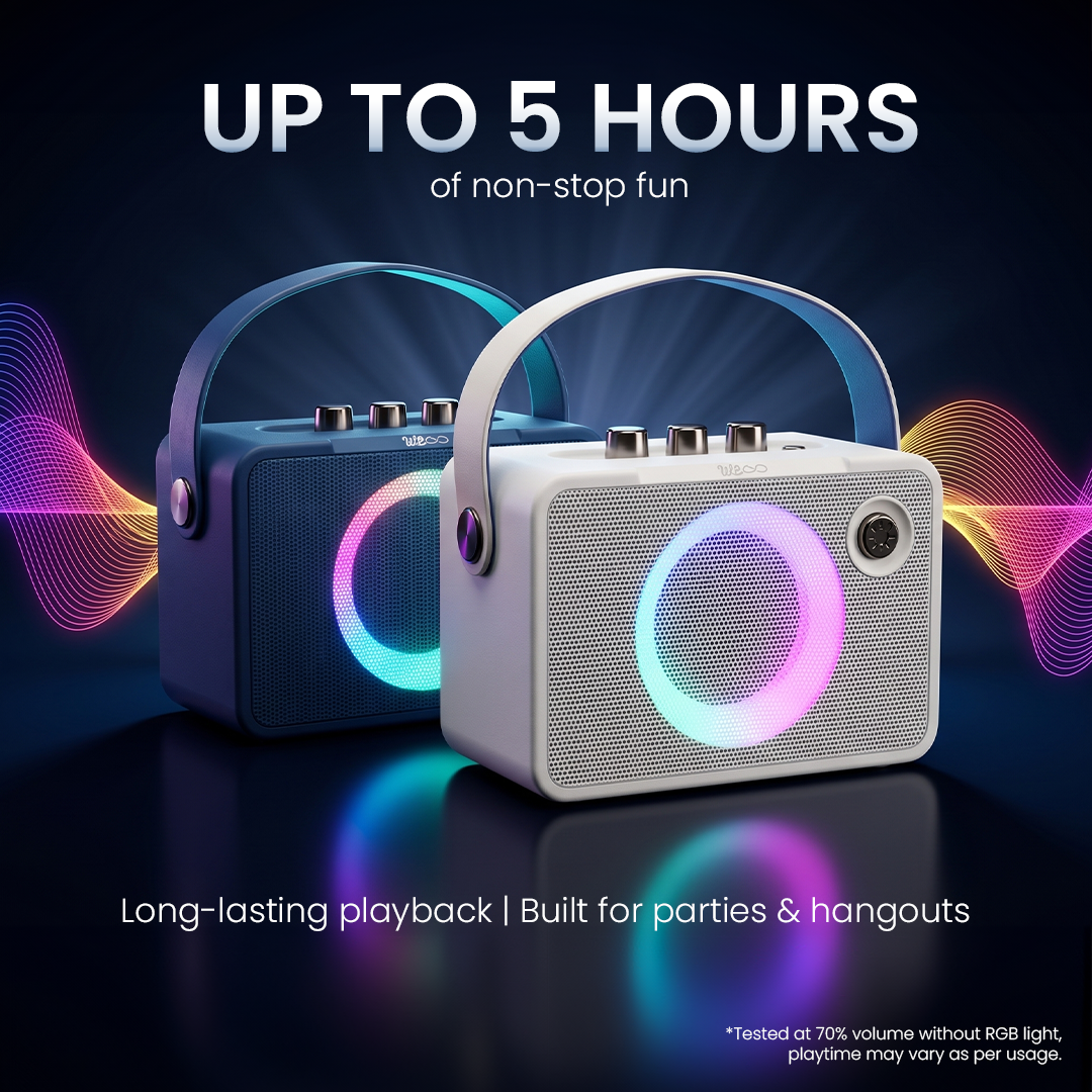 Walta Elite Brio 1390 Karaoke Portable Party Speaker with 5 Voice Changer Wireless Mic 20 W Bluetooth Speaker